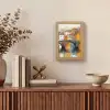 Gracht - Huizen - Kunst - Art Light Box met kabel (Tafellamp) klein -sfeer2