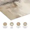 Moderne kunst - Abstract - Beige poster papier klein -closeup_NL