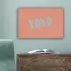 XOXO - Blauw - Perzikkleur canvas 2cm klein -sfeer4
