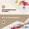Wereldkaart - Graffiti - Kleurrijk Inductie beschemer met haakjes klein -ky-schoon-nl