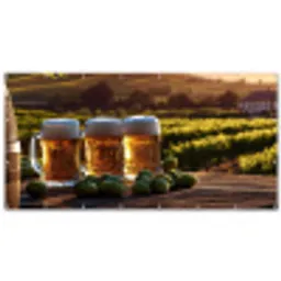 Bier - Hop - Landschap Balkonbeschermer Duitsland klein -zz_3d