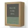 Quote - Groen - Grill - Zomer Light Box met kabel (Wandlamp) klein -3d