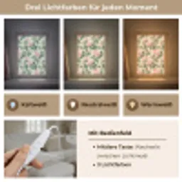 Rozen - Botanisch - Roze Light Box met kabel (Tafellamp) klein 925 -USP_lichtkleurDE