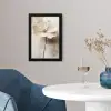 Bloem - Beige - Verf - Schaduw fotolijst zwart zonder passe partout klein -sfeer4