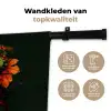 Vrouw - Rood - Groen - Druiven Wandkleed katoen klein -sfeer2