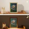 Hond - Puppy - Bloemen - Natuur - Golden retriever Light Box met kabel klein -sfeer3_kind