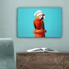 Ara - Koksmuts - Sokkel - Grappig canvas 2cm klein -sfeer4