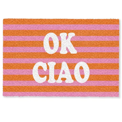 Ciao - Quote - Strepen Deurmat klein -zkaufland3d