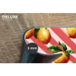 Citroen - Geïllustreerd - Oranje Placemat vinyl groot 368 -closeup