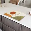 Zon - Abstract - Takken - Oranje Inductie beschermer vinyl 3mm klein -sfeer8
