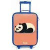 Panda - Slapen - Oranje Kinderkoffer - Blauw klein -zz3dotto