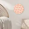 Zee - Dieren - Roze - Krab Wandcirkel kunststof plaat 5mm dik klein 188 -sfeer5