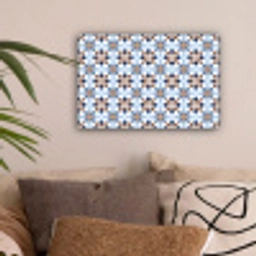 Ornament - Tegel - Kleurrijk canvas 2cm klein 34 -sfeer1