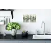 Abstract - Blokken - Goud - Skyline Muursticker klein -keuken