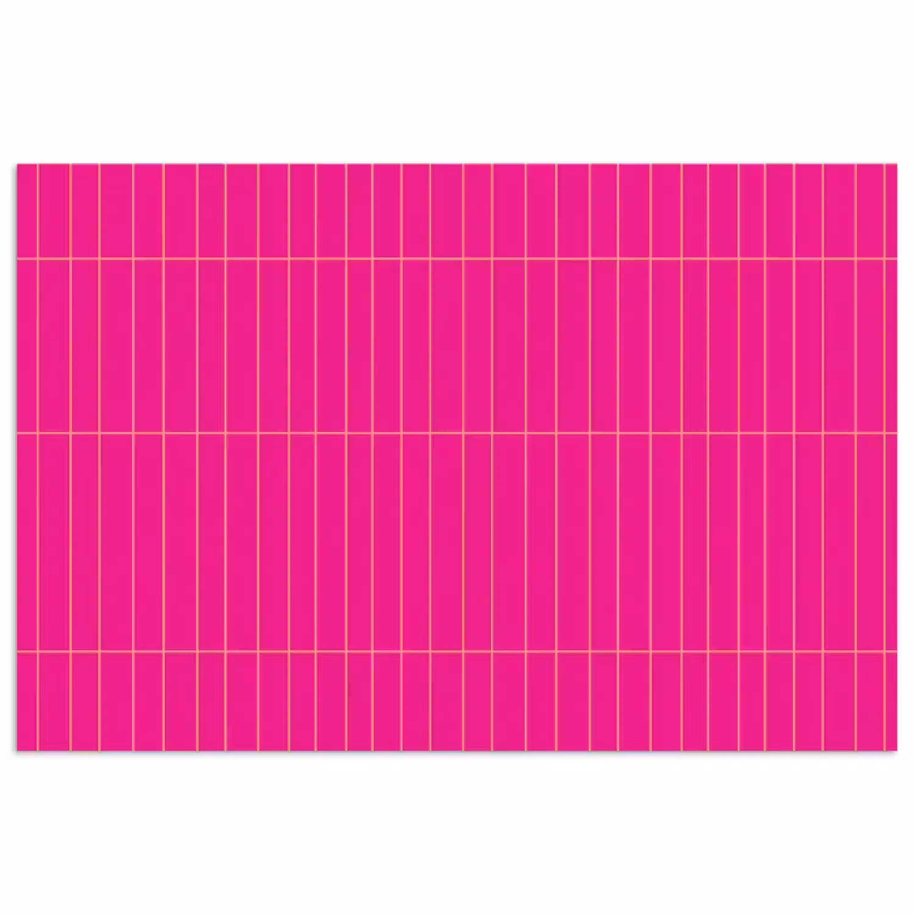 Patroon - Tegel - Magenta - Roze poster papier klein 62 -3d