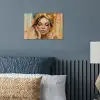Vrouwen - Portret - Luxe - Goud poster papier klein -sfeer2