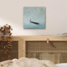 Bloesems - Minimalistisch - Wateroppervlak - Boot aluminium wit klein -sfeer3