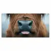 Schotse hooglander - Neus - Bruin Muismat XXL klein -3d_leeg