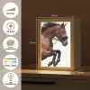 Paard - Springen - Modern Light Box met kabel (Tafellamp) klein -USP_websiteoverzichtDE