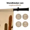 Cactus - Woestijn - Zand - Bruin Wandkleed katoen klein -sfeer2