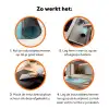 Suikerspin - Zoet - Snoep Inductie beschermer vinyl 3mm klein -zzzzzzz-td-werking
