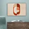 Illustratie - Abstract - Vormen - Rood canvas 2cm klein -sfeer4