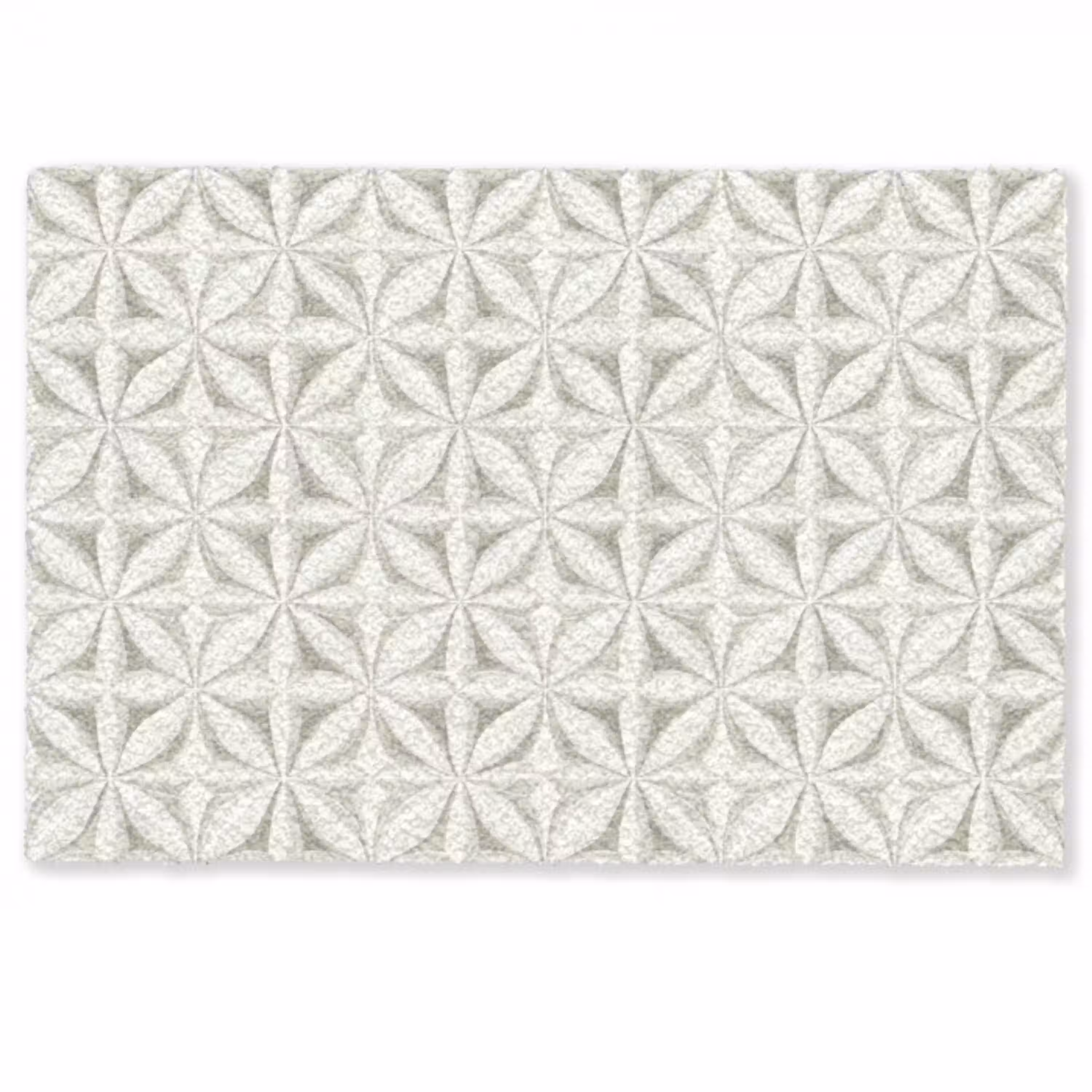 Abstract - Structuur - Grijs - Wit Deurmat klein 898 -zkaufland3d