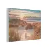 Duin - Planten - Zonsondergang - Strand - Zee PET vilt klein -3d
