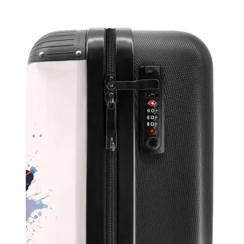 Vlinderexplosie NBS - Handbagage koffer - Kinderen Unisex middel -slot