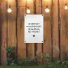 Quotes - Wat je allemaal met me doet - Spreuken tuinposter los doek klein -sfeer1