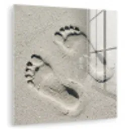 Voeten - Zand - Zee plexiglas 5mm klein -zzzproduct_nieuw