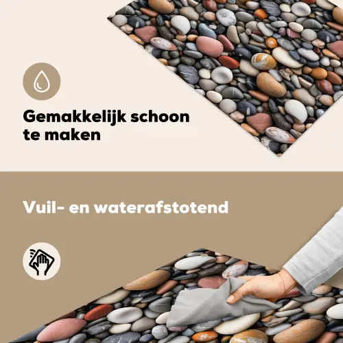 Natuur - Kleuren - Stenen Inductie beschemer met haakjes klein 777 -ky-schoon-nl