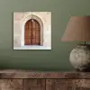 Houten - Deur - Lantaarn aluminium wit klein -sfeer2