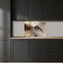 Schaap - Oog - Wit keuken achterwand 2 middel -sfeer1