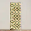 Keramiek - Verweerd - Kleurrijk deurposter klein 289 -3d_beige
