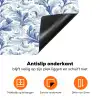 Frans - Citroen - Royaal - Bladeren - Blauw Inductie beschermer vinyl 3mm klein 276 -zzzzzzz-td-onderkant