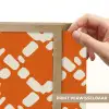 Oranje - Ruitpatroon - Wit Light Box met batterij (Wandlamp) middel 907 -USP_websiteprintNL