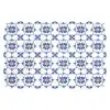 Modern - Patroon - Blauw - Roze Badmat klein 997 -3d