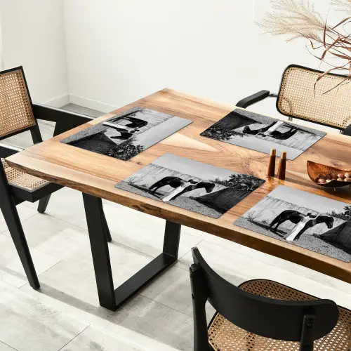Vrouw - Paard - Artistiek Placemat vinyl groot -zzsfeer4_Kitchenyeah-website