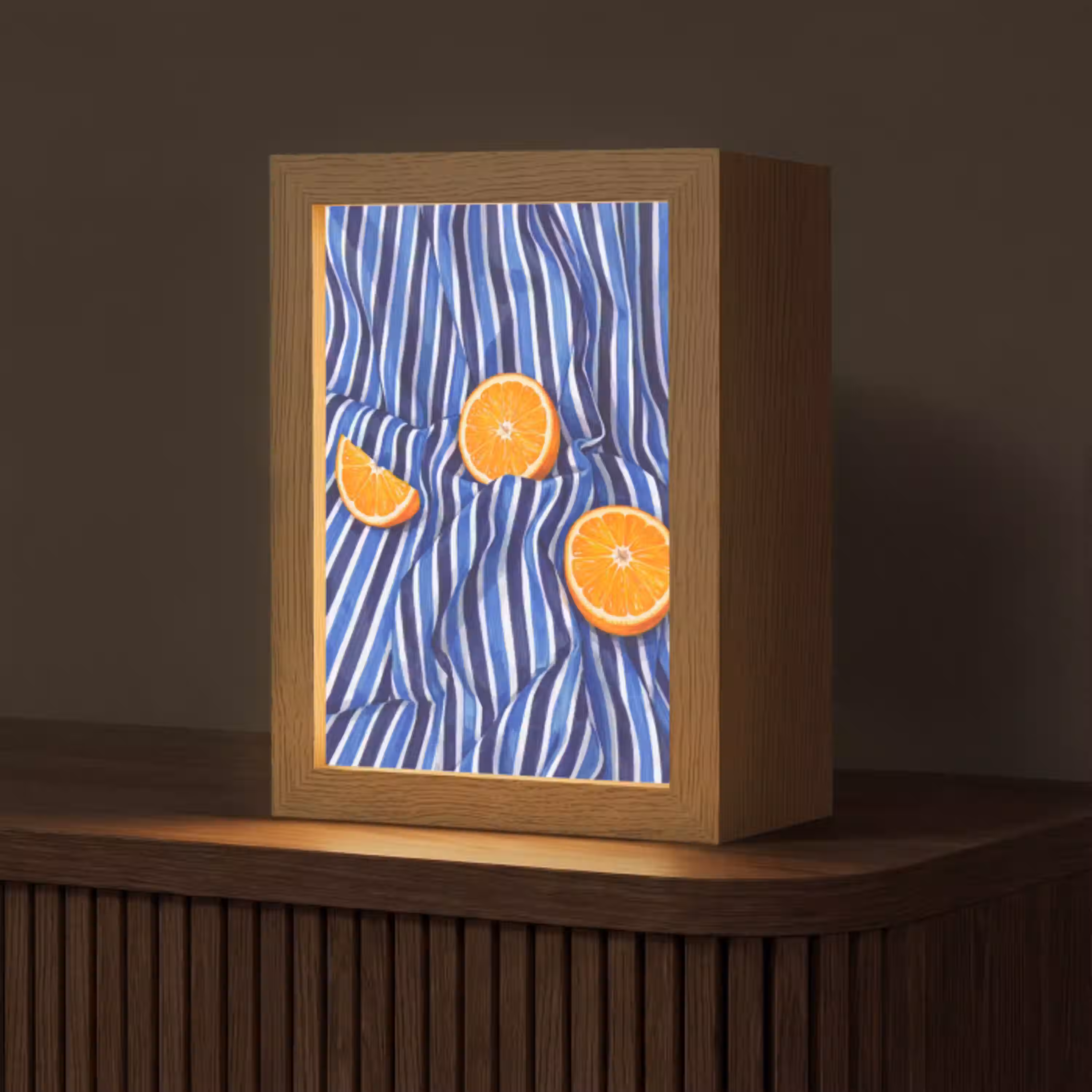 Eten - Fruit - Oranje Light Box met kabel (Tafellamp) klein -z3d_website
