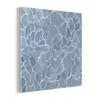 Abstract - Blauw - Bladeren plexiglas 5mm klein -z3d