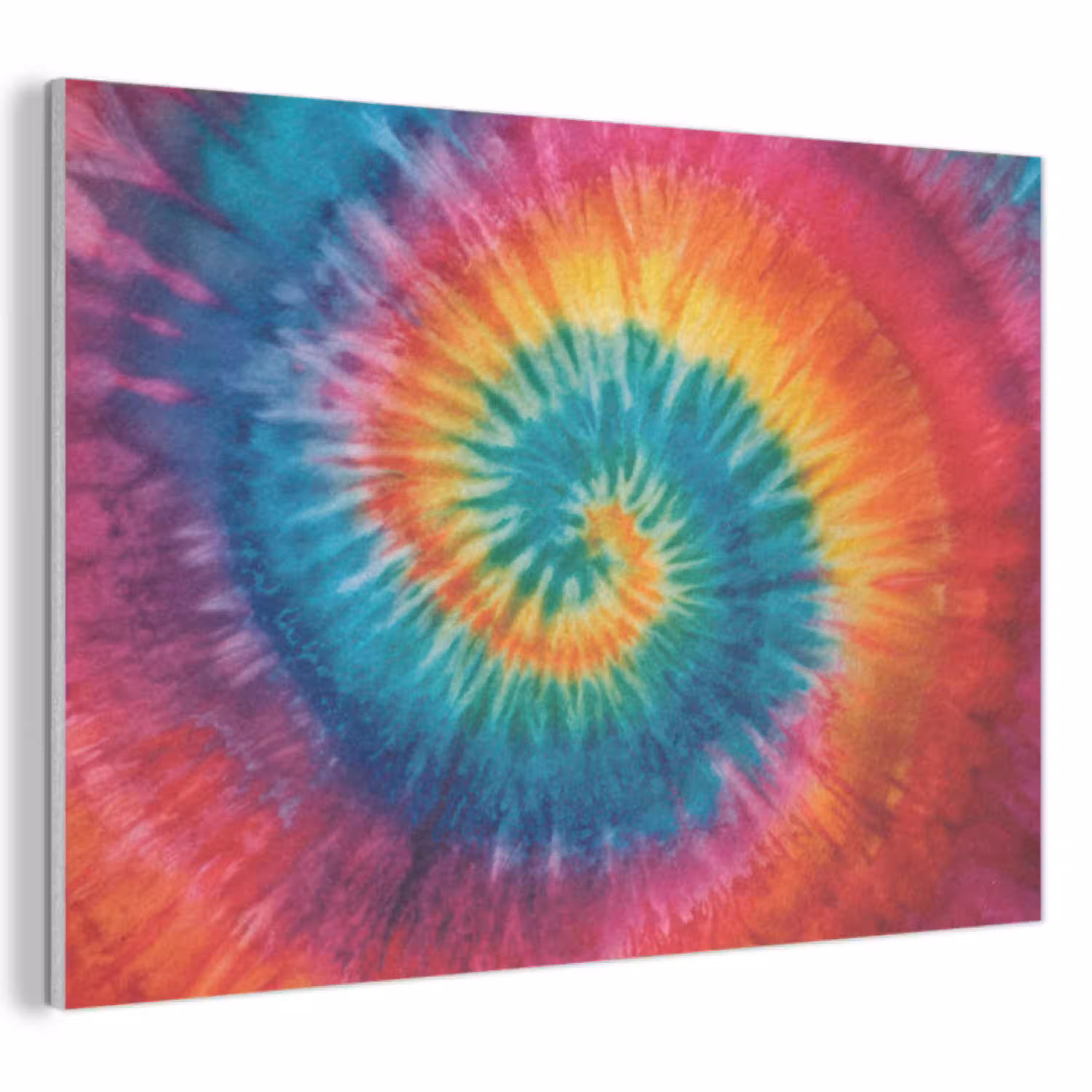 Regenboogkleuren - Tie dye - PET vilt klein -3d