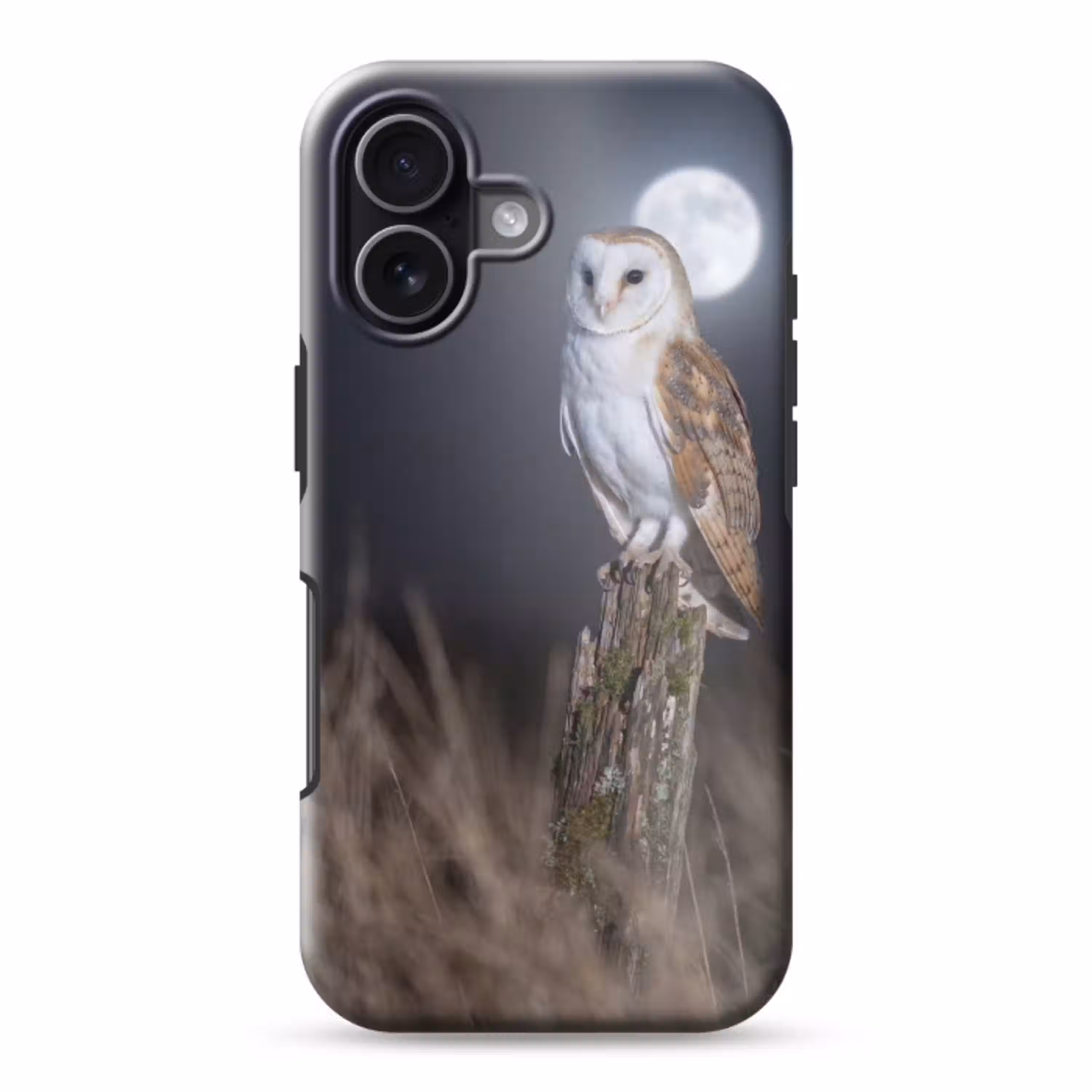Kerkuil - Maan - Nacht Toughcase MagSafe Apple iPhone 17 klein -3d