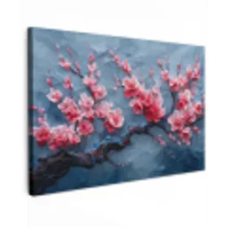 Bloesem - Bloem - Roze - Tak canvas 2cm klein -z3d