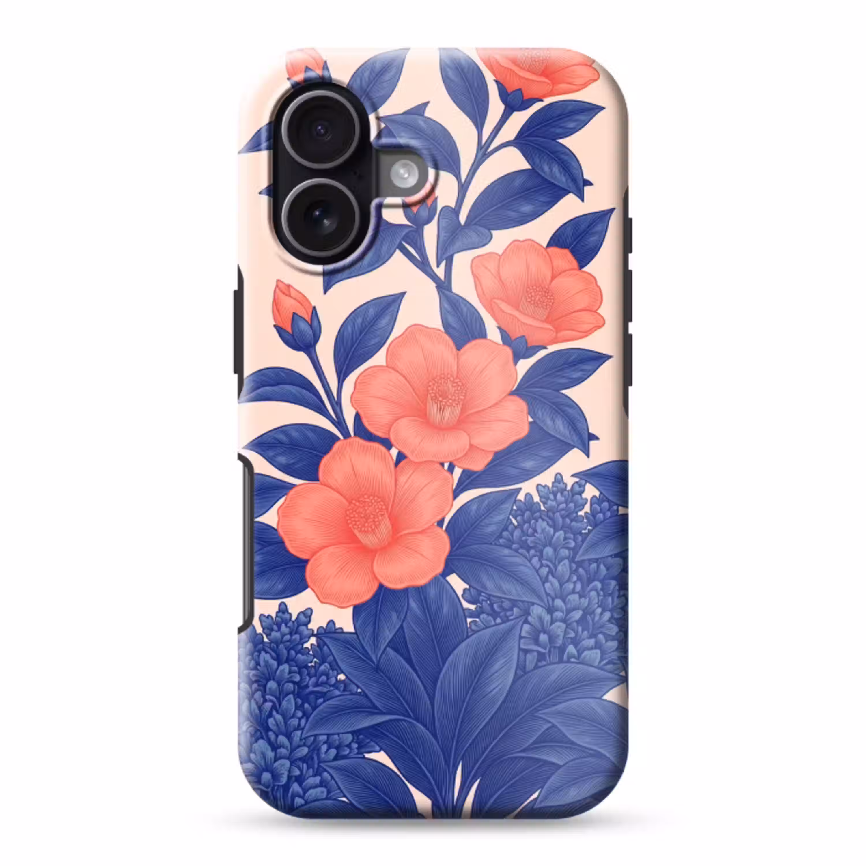 Bloemen - Bladeren - Botanisch Toughcase MagSafe Apple iPhone 17 klein -3d