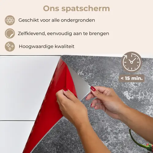 Contrast in Smaak en Textuur keuken achterwand spatscherm klein -spatscherm_NL