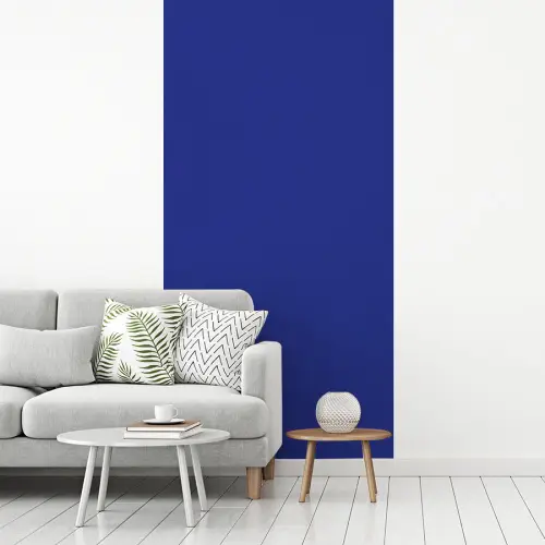 Blauw - Effen kleur - Donkerblauw fotobehang vinyl groot 64 -woonkamer