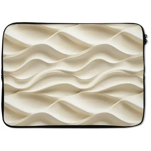 Lijnen - Golvend - Crème laptophoes neopreen klein 279 -zkaufland3dotto