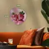 Disco - Fruit - Glitter - Strawberry Wandcirkel Organisch Forex 3mm klein -sfeer3