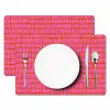 Organisch - Raster - Roze Placemat vinyl groot 368 -zzsfeer2_Kitchenyeah-website